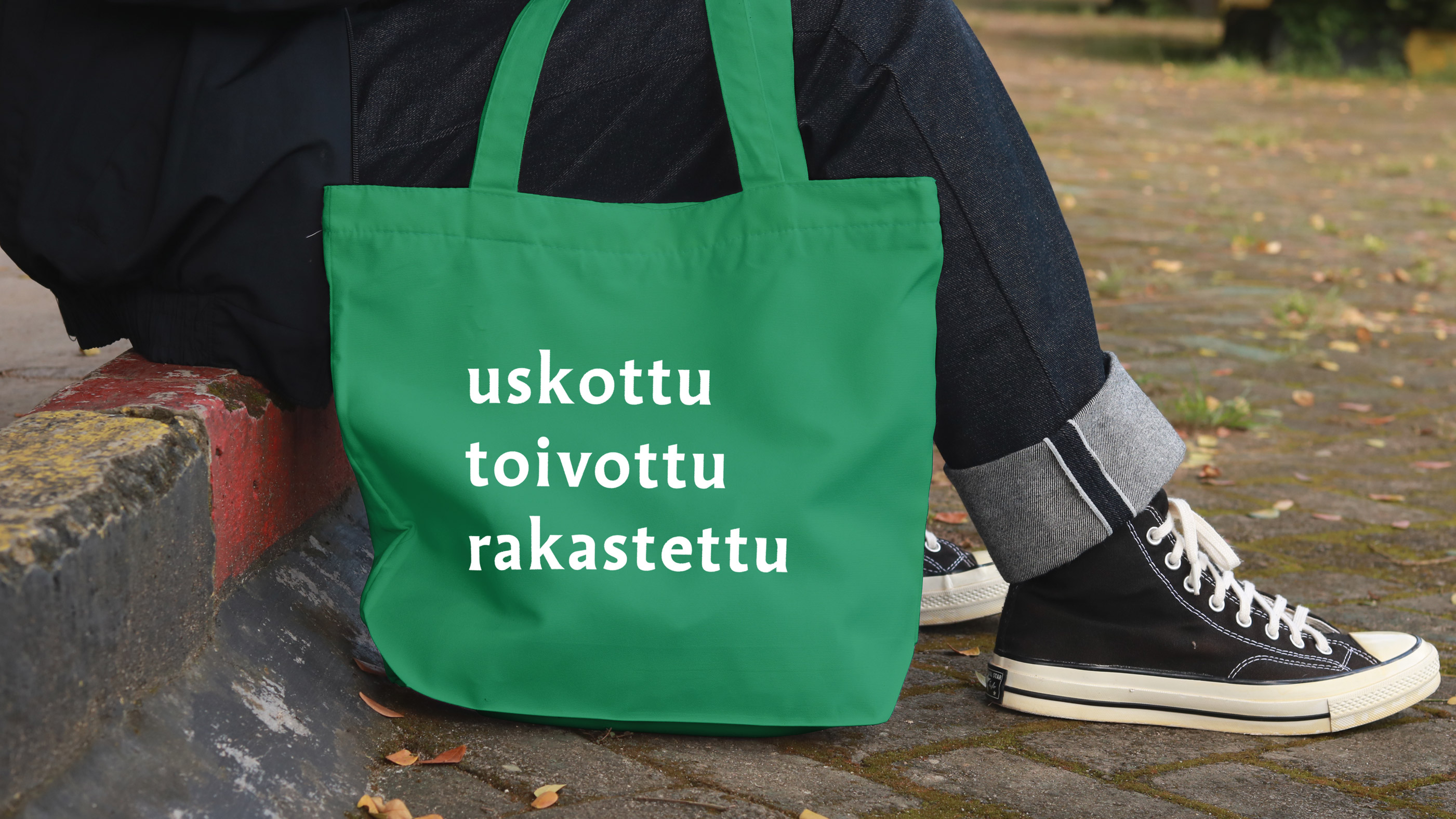 Seurakuntavaalien mainos, jossa teksti