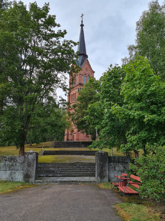 Sanajumalanpalvelus Keuruun uusi kirkko